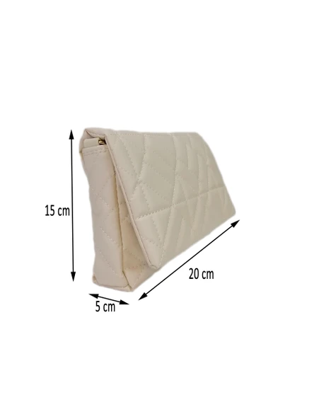 Liva 2230 Nakış İşlemeli Plastik Zincir Kulplu Kadın El Çanta - Resim 2