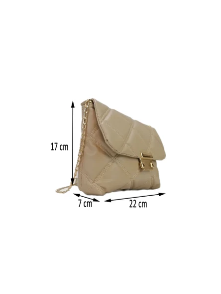 Liva 2290 Yumuşak Kapitoneli Kadın Omuz Çapraz Çanta - Resim 9