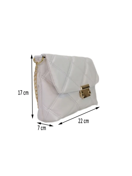 Liva 2290 Yumuşak Kapitoneli Kadın Omuz Çapraz Çanta - Resim 3