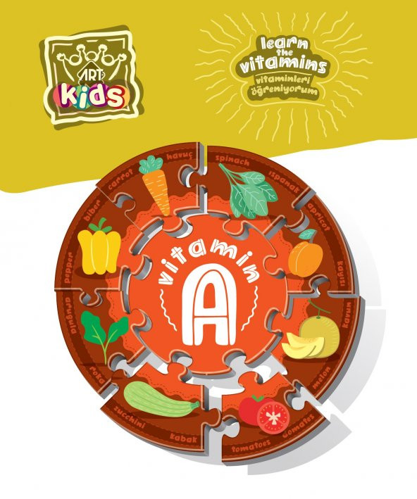 Art Kids Vitaminleri Öğreniyorum - 2