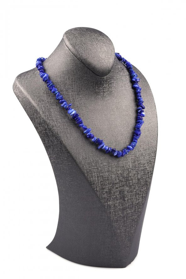 Sedef Doğal Taş Kırık Taş Kolye - Resim 2