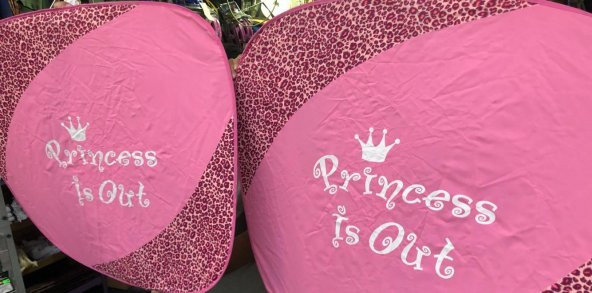 Princess Prenses 2li Oto Cam Güneşlik 78x71cm Pembe - Resim 7