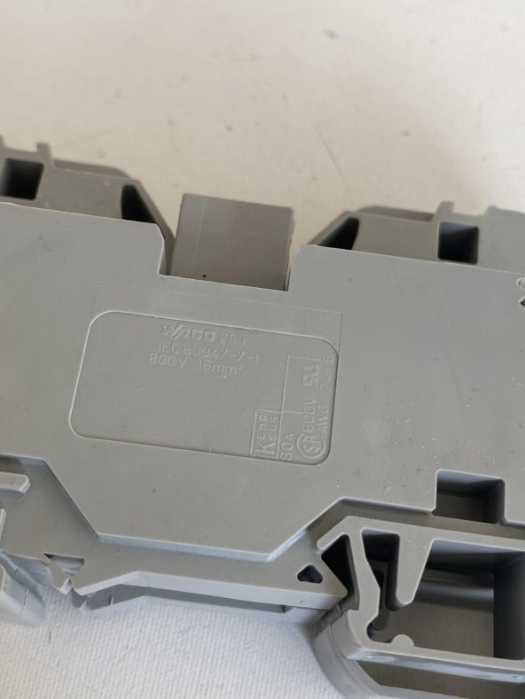 Wago 283 IEC 60947-7-1 Terminal Blok 800V 16mm Gri - 4