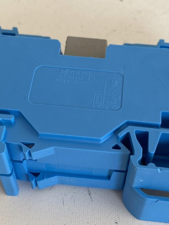 Wago 283 IEC 60947-7-1 Terminal Blok 800V 16mm Mavi - 4
