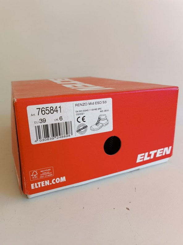 Elten Renzon Mid Esd S3 İş Güvenlik Botu 765841 39 Numara - 8
