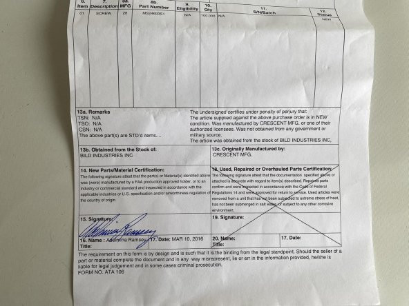 Crescent MS24693-S1 Askeri Standart Makine Vidası 100 Adet - Resim 7