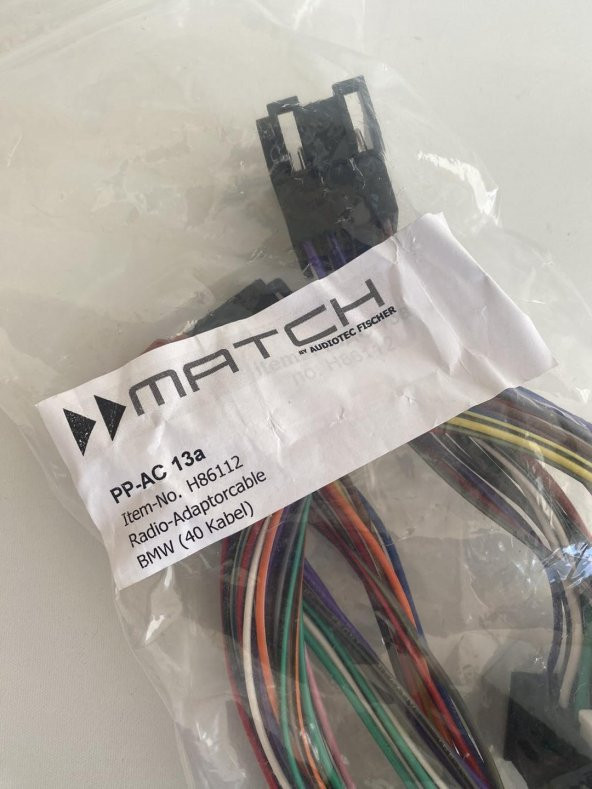 Match PP-AC 13a Bmw Media Player Adaptör Kablo 40 Pin - 4