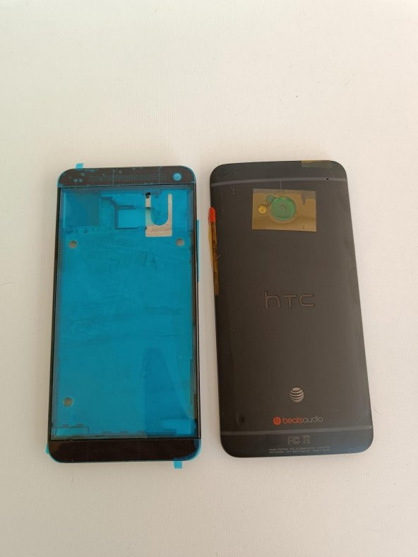 HTC One M7 Full Kasa Kapak Takımı Siyah - 2