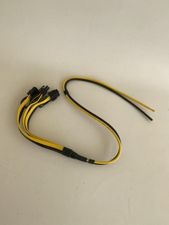 Ekran Kartı Power Uzatma Kablosu 6+2 Pin Dişi 70cm - 2