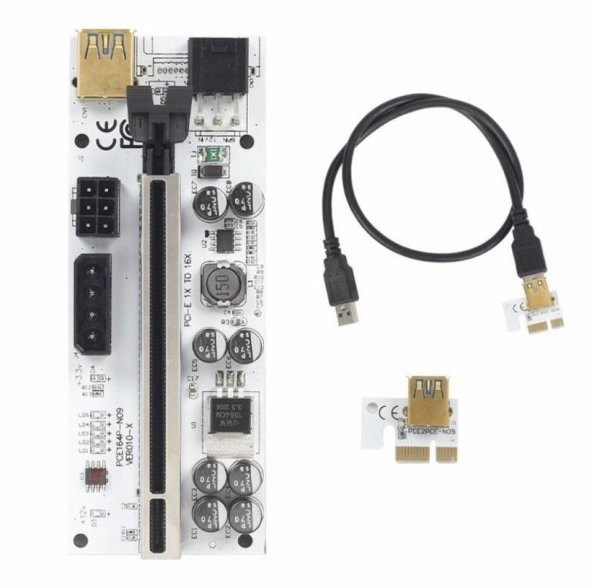 PCE164P-NO9 VER010-X Usb 3.0 Pci-e 1x - 16x Genişletici Yükseltici Kart