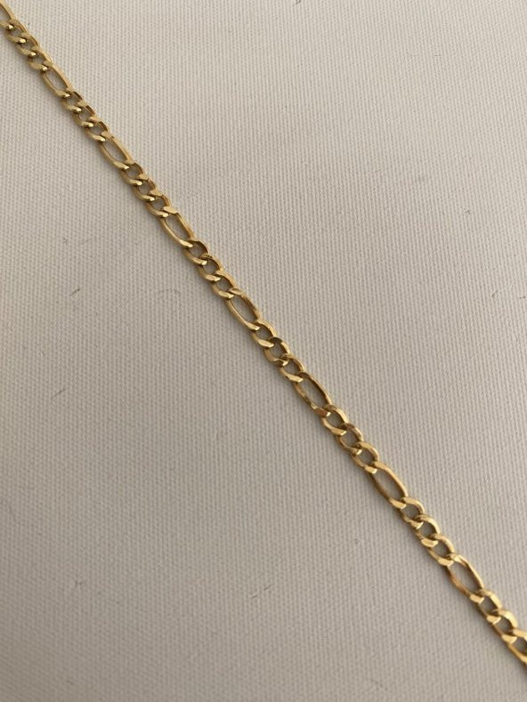 Zincir Motifli 14 Ayar Altın Kolye 4,60 Gram - 2