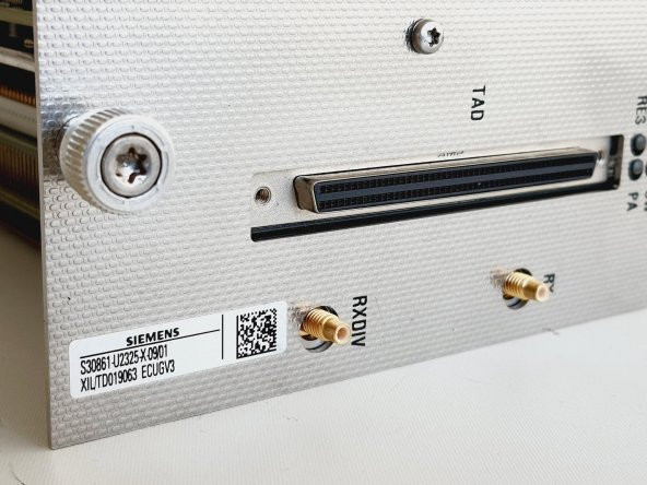 Siemens S30861-U2325-X-09/01 Carrier Unit S30861-Q2229-X-06/01 - 2