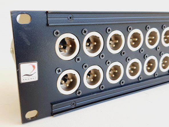 Argosy 32 Port Erkek Xlr Patchbay Panel DP-00-0032 - 2