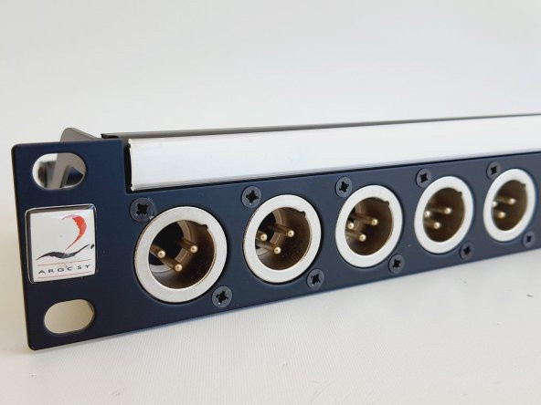 Argosy 16 Port Erkek Xlr Patchbay Panel DP-00-0016 - 2
