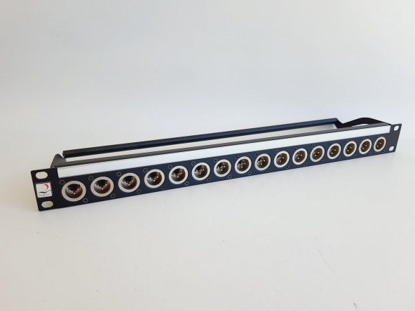 Argosy 16 Port Erkek Xlr Patchbay Panel DP-00-0016 - 7
