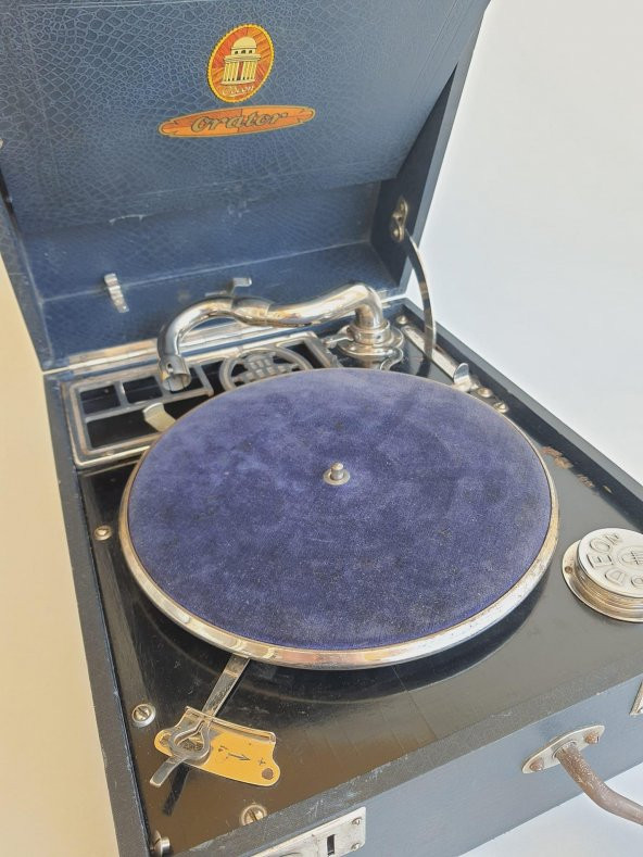 Odeon Orator Antika Çanta Gramofon 085 (EKSİK) - 4