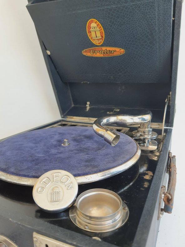 Odeon Orator Antika Çanta Gramofon 085 (EKSİK) - 5