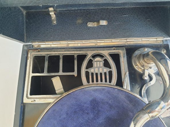 Odeon Orator Antika Çanta Gramofon 085 (EKSİK) - 8