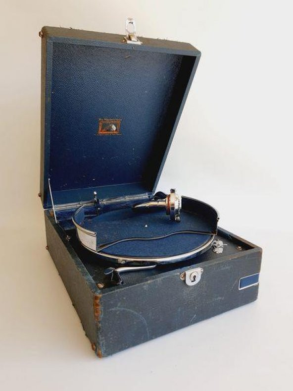 His Master's Voice Antika Çanta Gramofon 088 (ARIZALI)