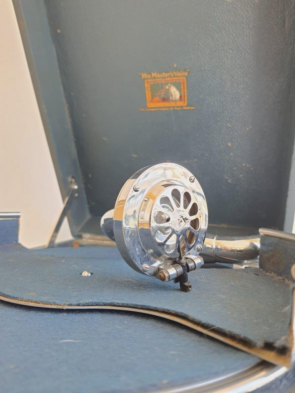 His Master's Voice Antika Çanta Gramofon 088 (ARIZALI) - 5