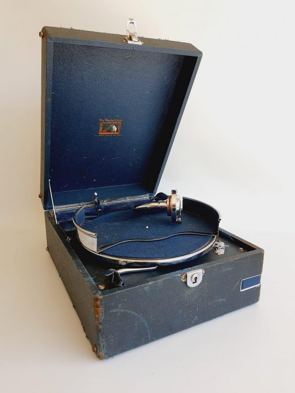 His Master's Voice Antika Çanta Gramofon 088 (ARIZALI) - 7