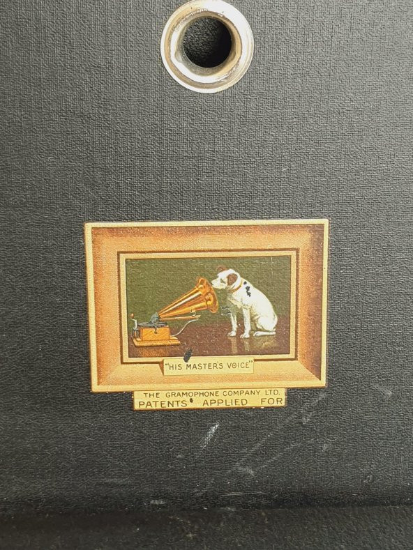 His Master's Voice Antika Çanta Gramofon 082 - 3