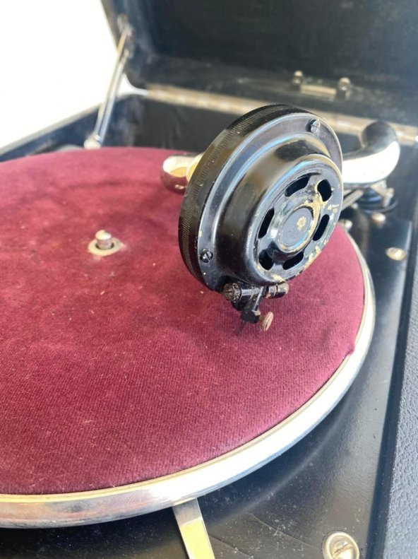 Parlophone Antika Çanta Gramofon 078 - 2