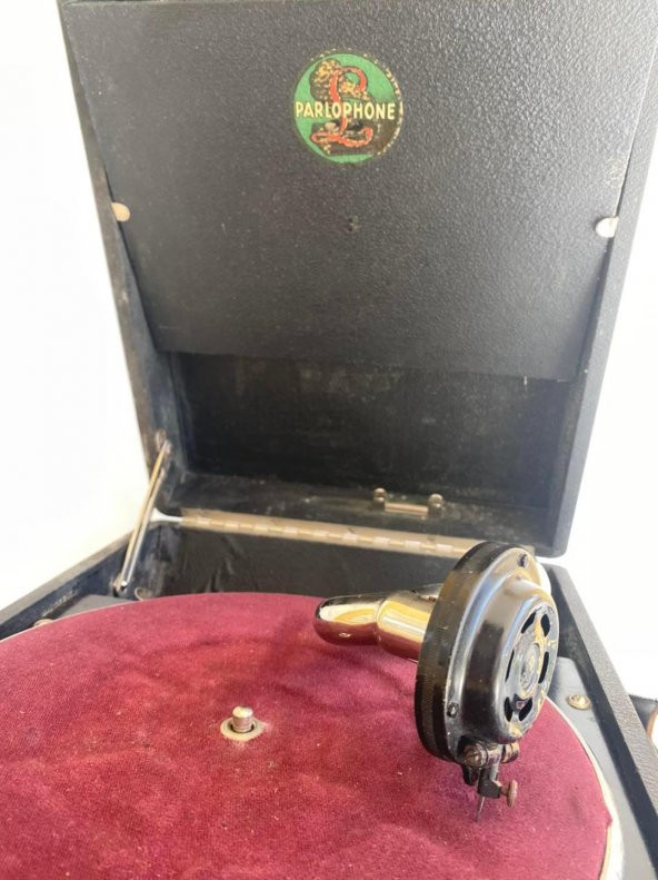 Parlophone Antika Çanta Gramofon 078 - 4