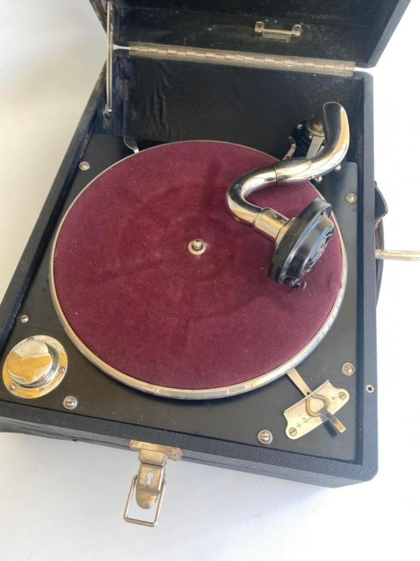 Parlophone Antika Çanta Gramofon 078 - 5