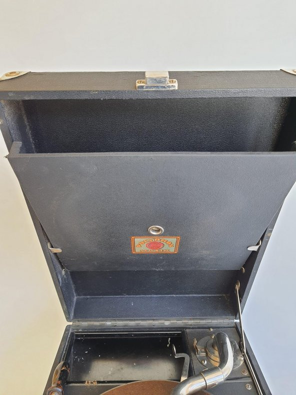 Polyphon Musik Antika Çanta Gramofon 080 - 3