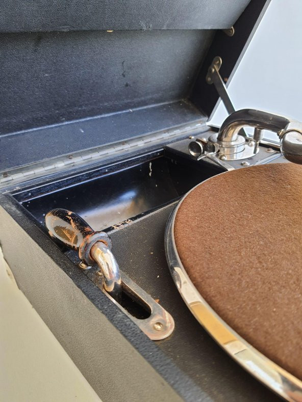 Polyphon Musik Antika Çanta Gramofon 080 - 7