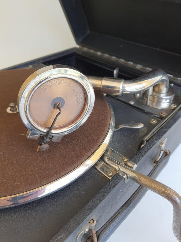 Polyphon Musik Antika Çanta Gramofon 080 - 8