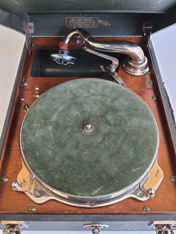 Polyphon Musik Antika Çanta Gramofon 079 (Hafif Hasarlı) - 8