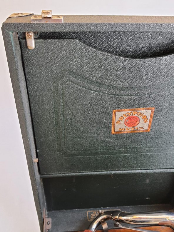 Polyphon Musik Antika Çanta Gramofon 079 (Hafif Hasarlı) - 10