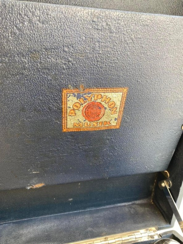 Polyphon Musik Antika Çanta Gramofon 073 (Hafif Hasarlı) - 3