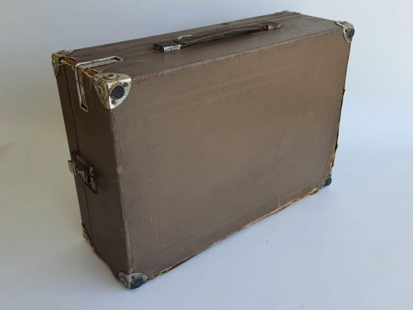 His Master's Voice Antika Çanta Gramofon 074 (Kurma Kolu Eksik) - 5