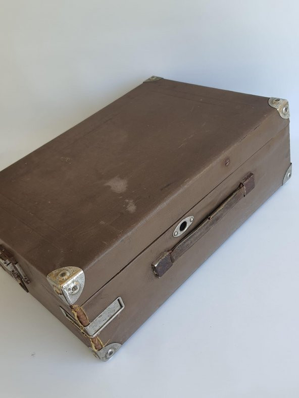 His Master's Voice Antika Çanta Gramofon 074 (Kurma Kolu Eksik) - 6