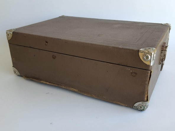 His Master's Voice Antika Çanta Gramofon 074 (Kurma Kolu Eksik) - 11