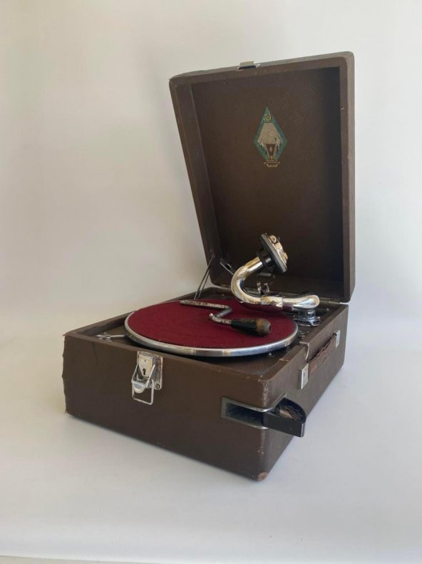 Molotov Sovyet Antika Çanta Gramofon 067 - 4