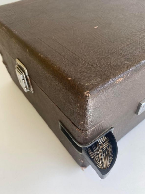 Molotov Sovyet Antika Çanta Gramofon 067 - 8