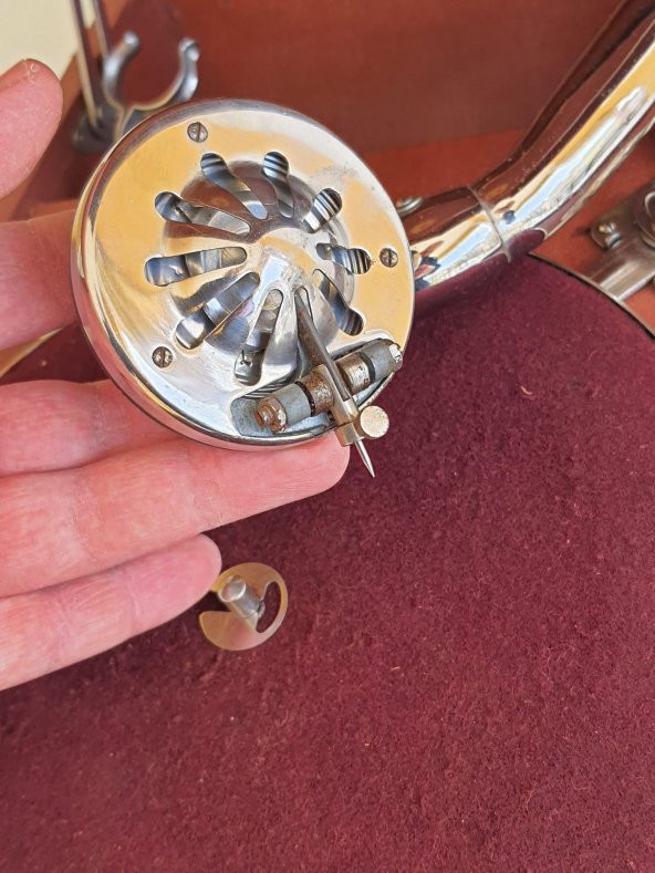 Artel Sovyet Antika Çanta Gramofon 068 - 7