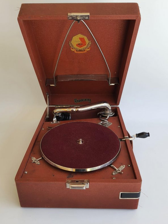 Artel Sovyet Antika Çanta Gramofon 068 - 10