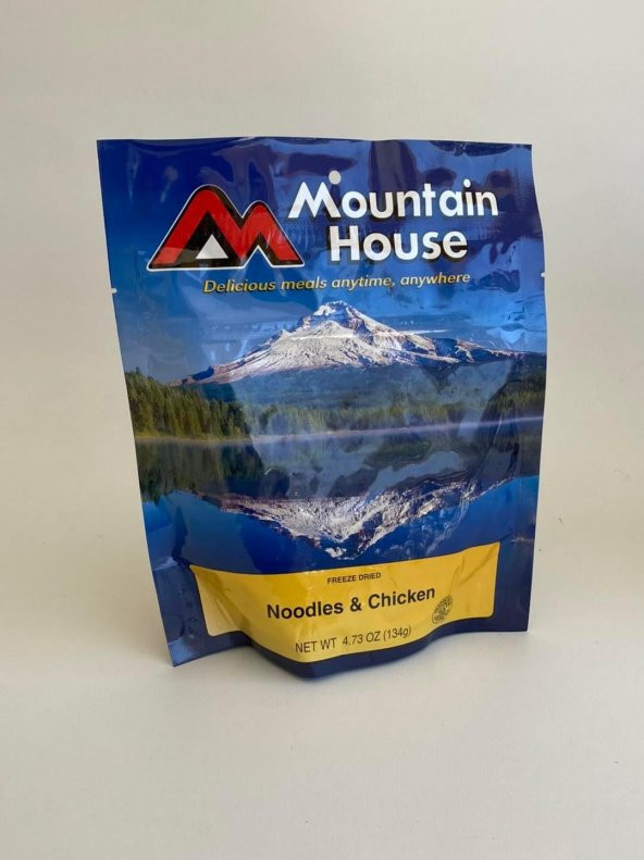Mountain House Noodles & Chicken Dondurularak Kurutulmuş Gıda 134 Gram