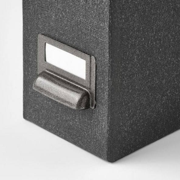 2 Li Dosyalık Kulplu- Koyu Gri MeridyenDukkan Dosyalama Düzenleyici Sert Karton - 2