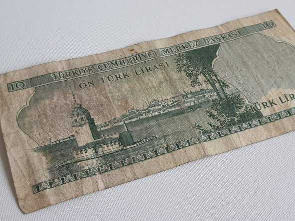 10 Türk Lirası - 6. Emisyon 1. Tertip Kağıt Para - 3