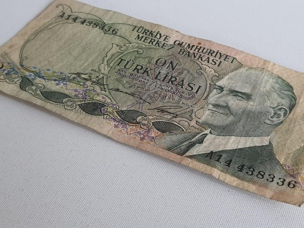 10 Türk Lirası - 6. Emisyon 1. Tertip Kağıt Para - 4