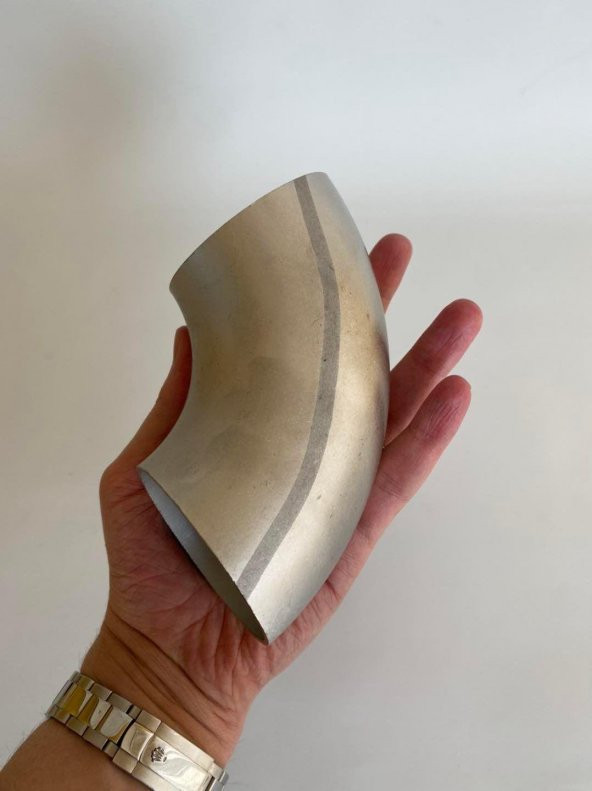 Paslanmaz Çelik Dirsek Boru 90 Derece 316L 70x2mm - Resim 4