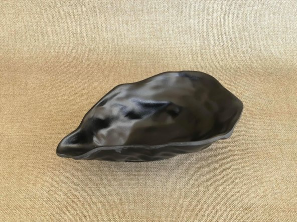 Melamin Kayık Kase Çerezlik Siyah 19x11cm - Melamin Sosluk - 2