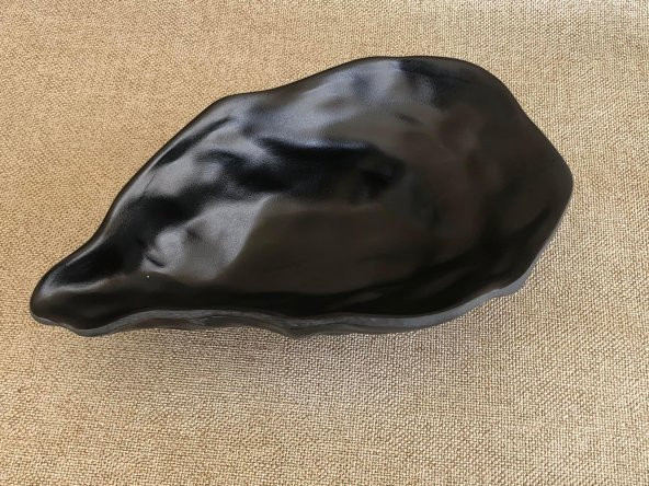 Melamin Kayık Kase Çerezlik Siyah 19x11cm - Melamin Sosluk - 3