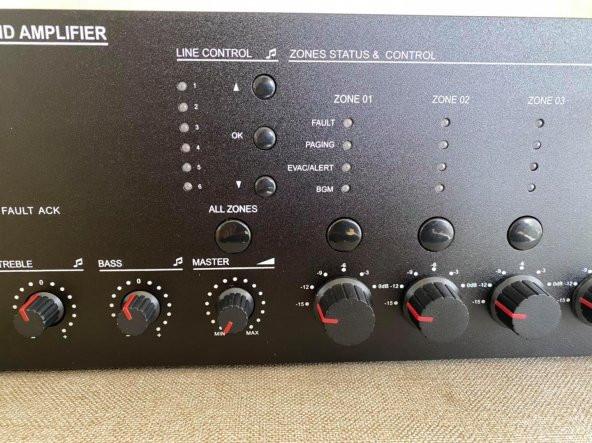 CMX EVAC-240RT Acil Anons Sistemi Yönlendirici Amplifikatör 240W - 8